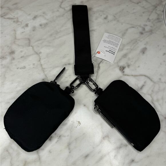 NWT Dual Pouch wristlet Black - Picture 2 of 5